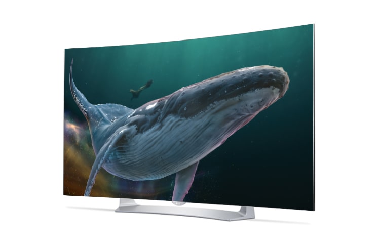 LG TV OLED Curvo 55 pollici Full HD, Smart TV webOS 2.0 Cinema 3D, DVBT2, DVBS2 e audio 20W 2.0 ch., 55EG910V