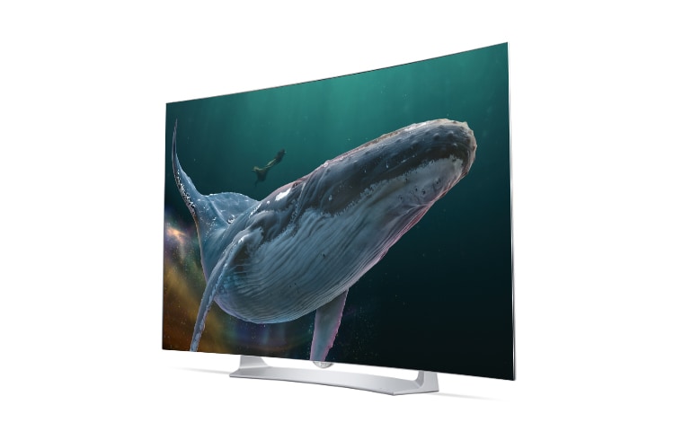 LG TV OLED Curvo 55 pollici Full HD, Smart TV webOS 2.0 Cinema 3D, DVBT2, DVBS2 e audio 20W 2.0 ch., 55EG910V