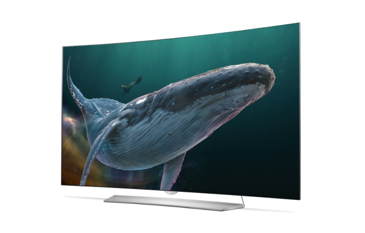 LG TV OLED Curvo 55 pollici Ultra HD, Smart TV webOS 2.0 Cinema 3D, DVBT2, DVBS2 e audio 20W 2.0ch., 55EG920V