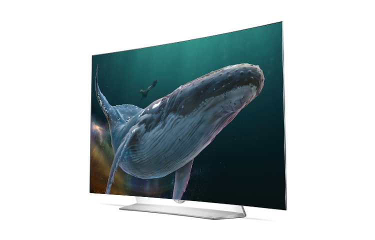 LG TV OLED Curvo 55 pollici Ultra HD, Smart TV webOS 2.0 Cinema 3D, DVBT2, DVBS2 e audio 20W 2.0ch., 55EG920V