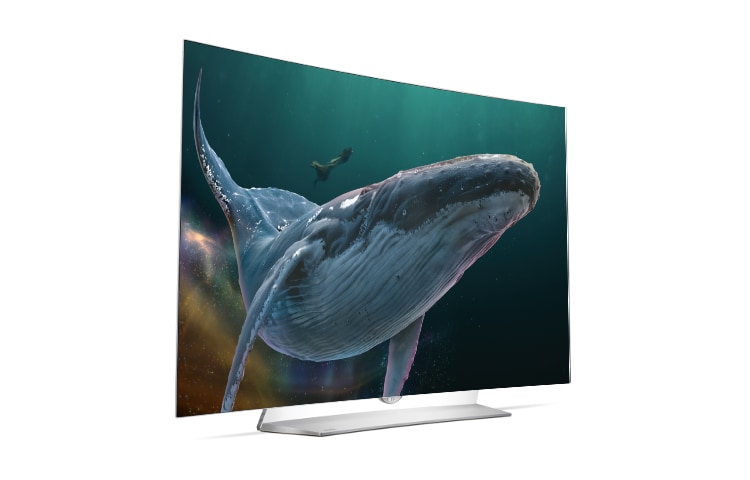 LG TV OLED Curvo 55 pollici Ultra HD, Smart TV webOS 2.0 Cinema 3D, DVBT2, DVBS2 e audio 20W 2.0ch., 55EG920V