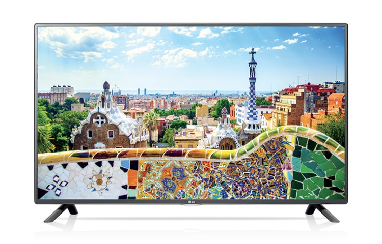 LG TV LED 55 pollici Full HD, Smart TV NetCast 4.5 con DVBT2, DVBS2 e potenza audio 20W 2.0 ch., 55LF580V