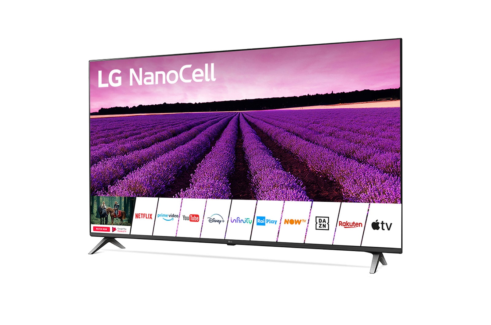 LG TV LED NanoCell AI 4K Cinema HDR 55" Smart TV DTS Virtual:X   Google Assistant e Alexa, 55SM8050PLC