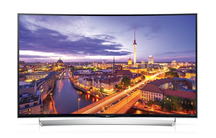 LG Super Ultra HD TV 55 pollici Curvo, Smart TV webOS 2.0 Cinema 3D, DVBT2, DVBS2 e audio 20W 2 ch. , 55UG870V