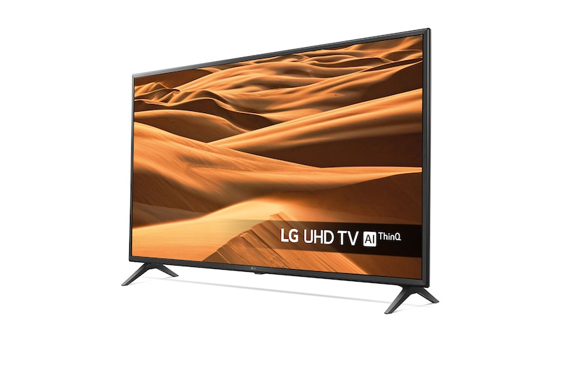 LG TV LED AI Ultra HD Smart TV 55" 4K Active HDR Google Assistant e Alexa, 55UM7100PLB