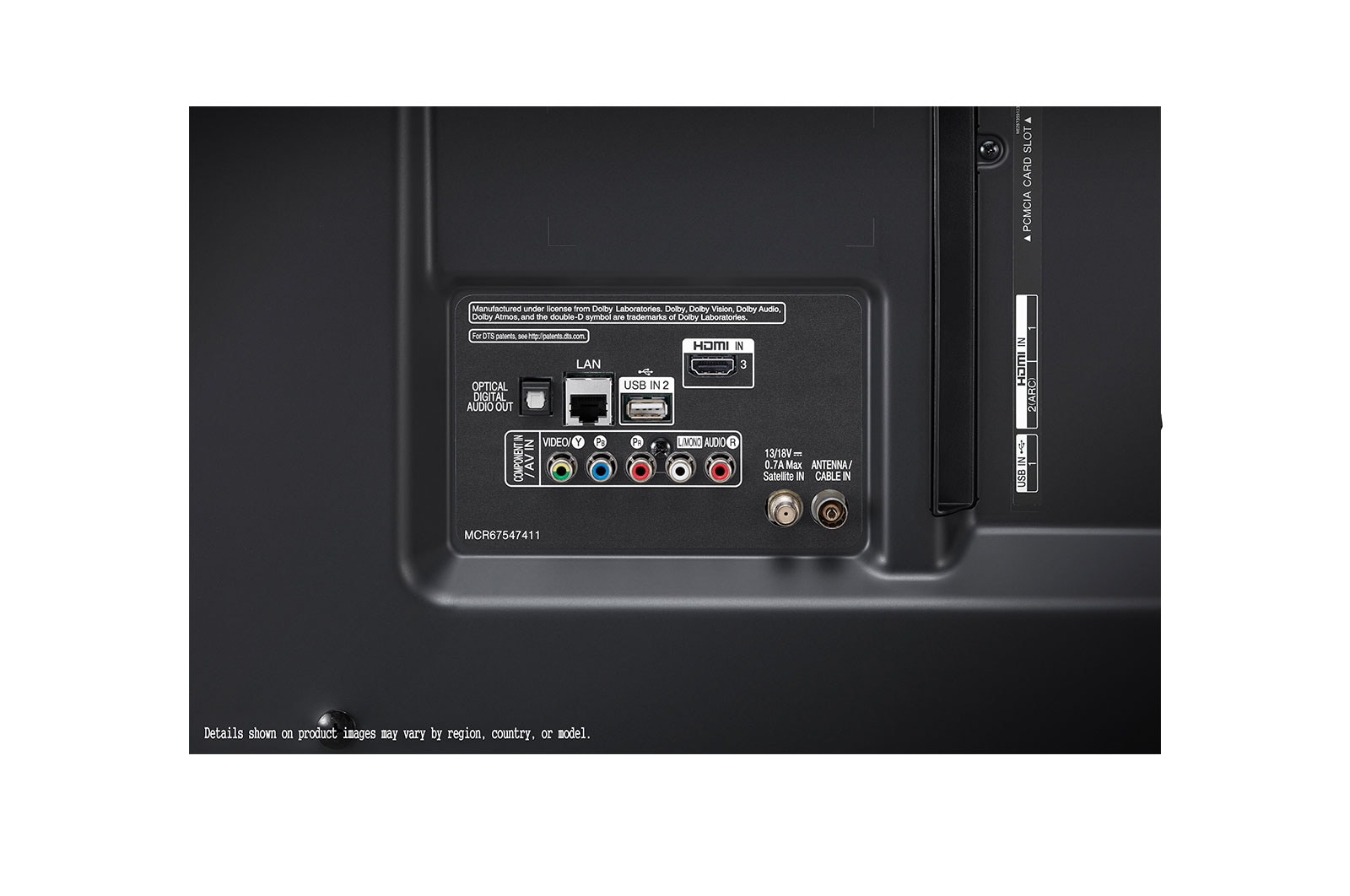 LG TV LED AI Ultra HD Smart TV 55" 4K Active HDR Google Assistant e Alexa, 55UM7400PLB