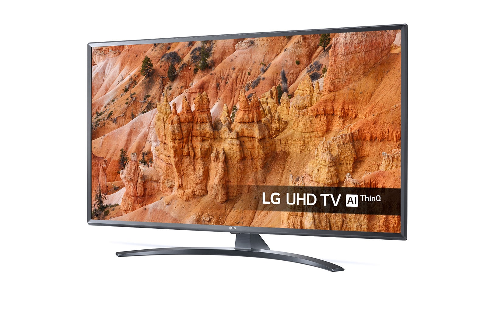 LG TV LED AI Ultra HD Smart TV 55" 4K Active HDR Google Assistant e Alexa, 55UM7400PLB