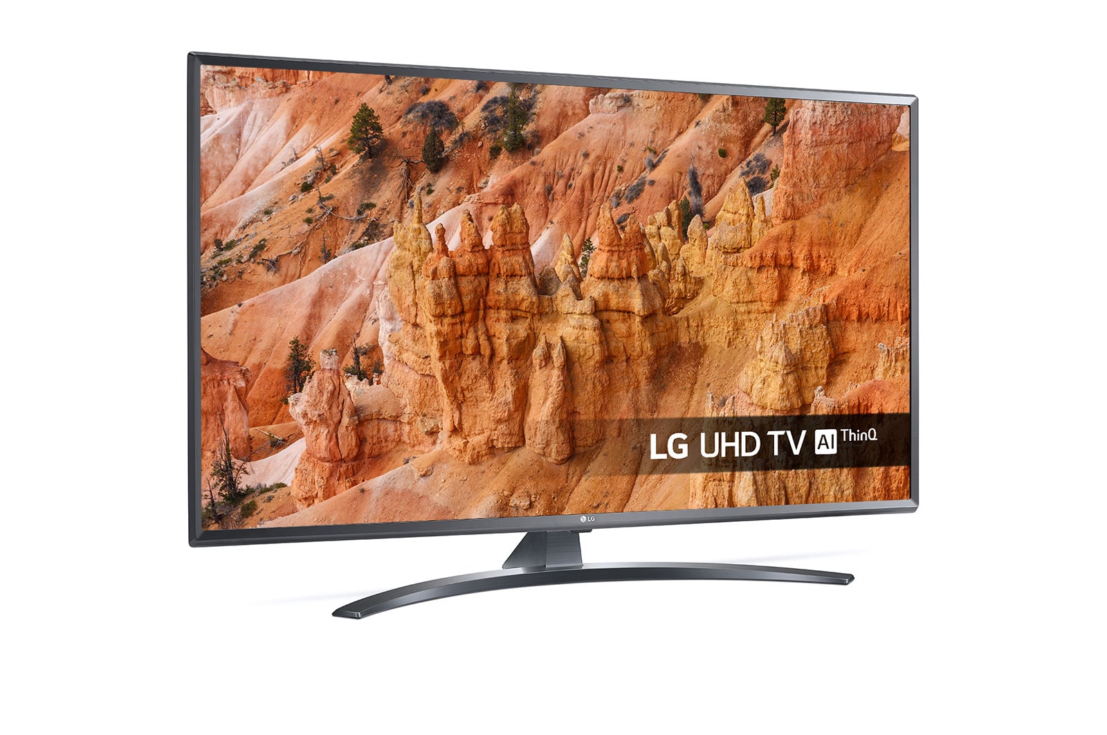 LG TV LED AI Ultra HD Smart TV 55" 4K Active HDR Google Assistant e Alexa, 55UM7400PLB