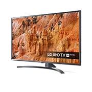 LG TV LED AI Ultra HD Smart TV 55" 4K Active HDR Google Assistant e Alexa, 55UM7400PLB