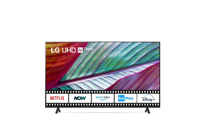 LG TV UHD Serie UR78 55” + Soundbar SQC1 160W 2.1 canali, 55UR78006LK.SQC1