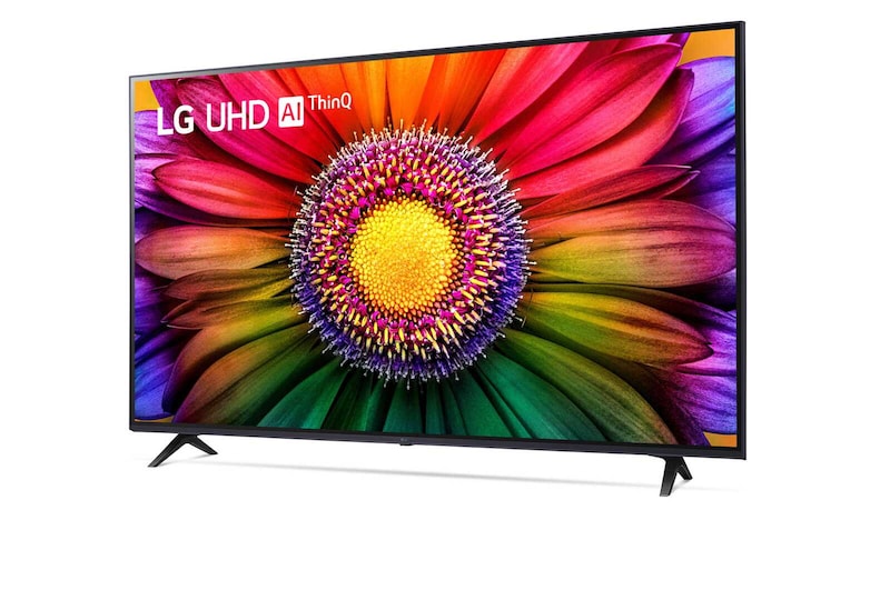 LG TV UHD | Serie UR80 55'' | 4K, α5 Gen6, HDR10, 20W, 3 HDMI, Game Optimizer, Wi-Fi 5, Smart TV WebOS 23, 55UR80006LJ