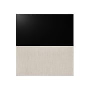 LG OLED evo | TV 65'' Serie Objet Collection Easel ART90E6 | OLED 4K, Design con cover in tessuto Kvadrat scorrevole, 65ART90E6QA