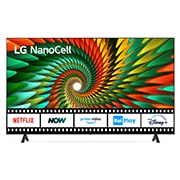 LG TV NanoCell | Serie NANO75 65'' | 4K, α5 Gen5, HDR10, 20W, 3 HDMI, Game Optimizer, Wi-Fi 5, Smart TV WebOS 22, 65NANO756QC