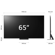 LG TV QNED | Serie QNED82 65'' | 4K, α7 Gen6, 20W, 4 HDMI, VRR, FreeSync, Wi-Fi 5, Smart TV WebOS 23, 65QNED826RE