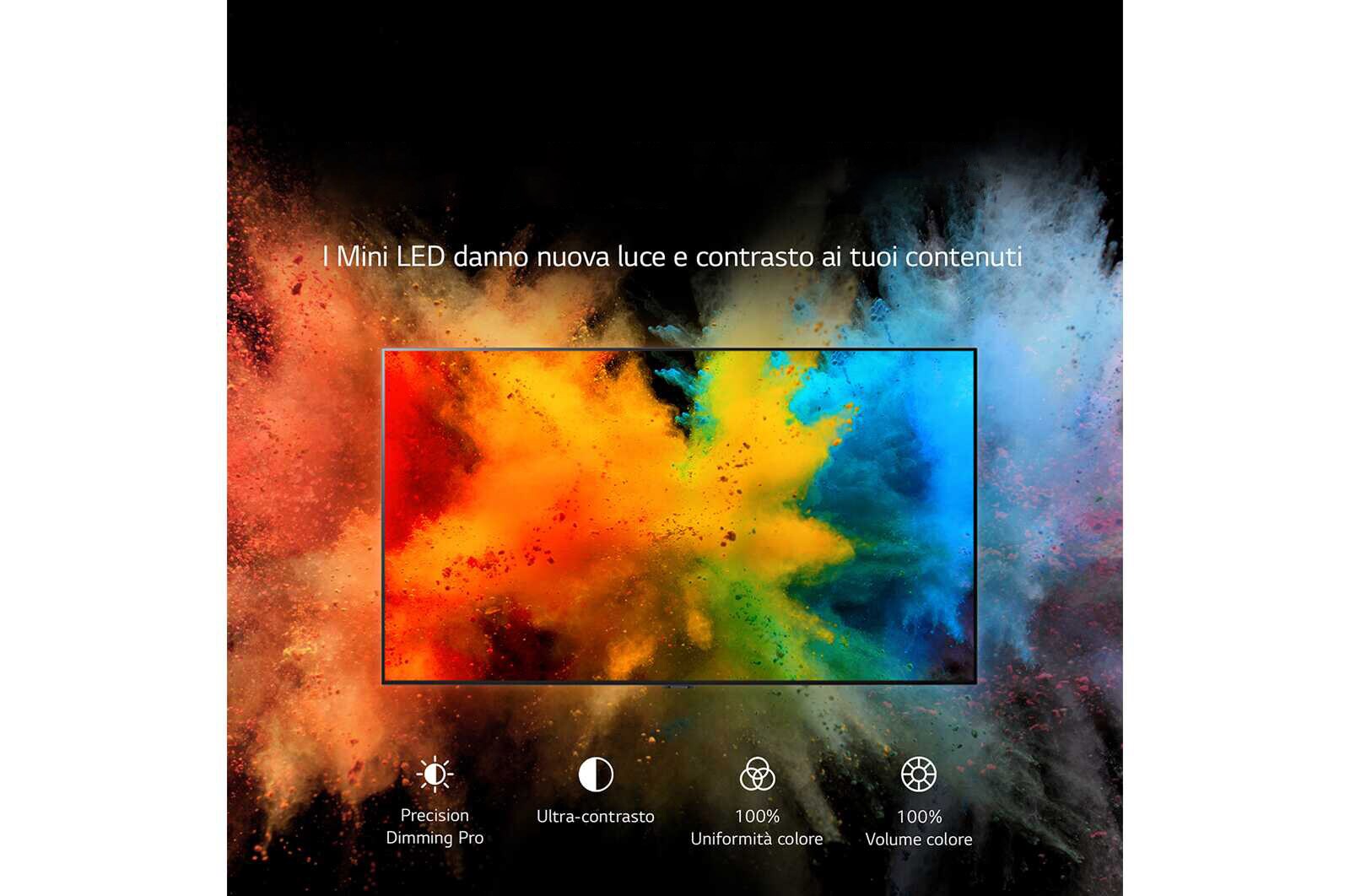 LG QNED MiniLED | TV 65'' Serie QNED91 | QNED 4K, Smart TV, VRR, Dolby Vision IQ e Atmos, 65QNED916QE