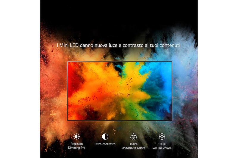 LG QNED MiniLed | TV 65'' Serie QNED96 | QNED 8K, Smart TV, VRR, Dolby Vision IQ e Atmos, 65QNED966QA