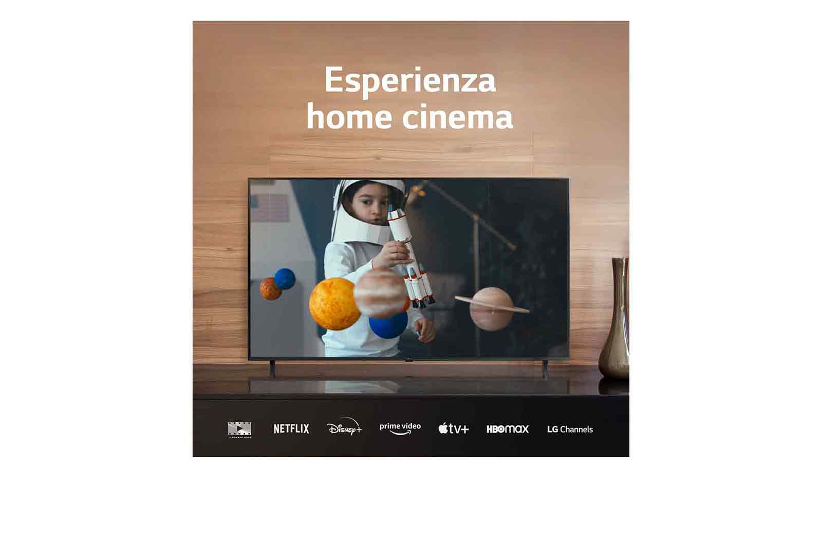 LG TV UHD | Serie UR76 65'' | 4K, α5 Gen6, HDR10, 20W, 3 HDMI, Game Optimizer, Wi-Fi 5, Smart TV WebOS 23, 65UR76006LL