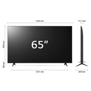 LG TV UHD | Serie UR80 65'' | 4K, α5 Gen6, HDR10, 20W, 3 HDMI, Game Optimizer, Wi-Fi 5, Smart TV WebOS 23, 65UR80006LJ