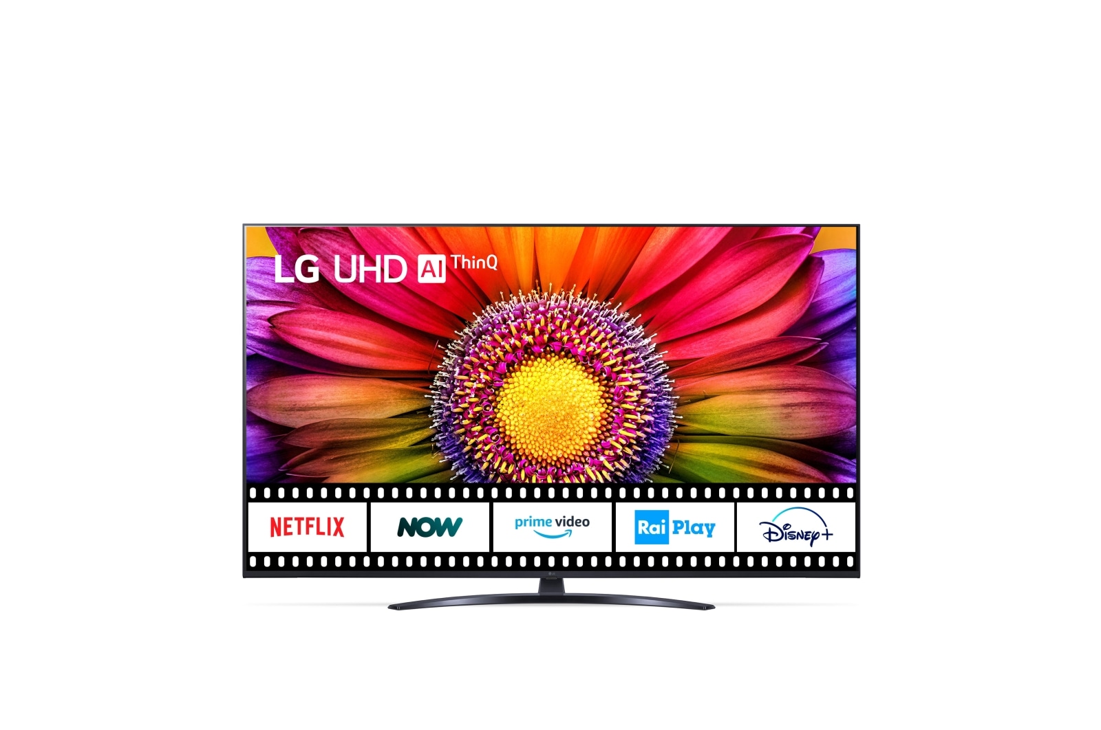 LG TV UHD Serie UR81 65” + Soundbar SQC1 160W 2.1 canali, 65UR81006LJ.SQC1