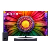 Vista frontale del TV