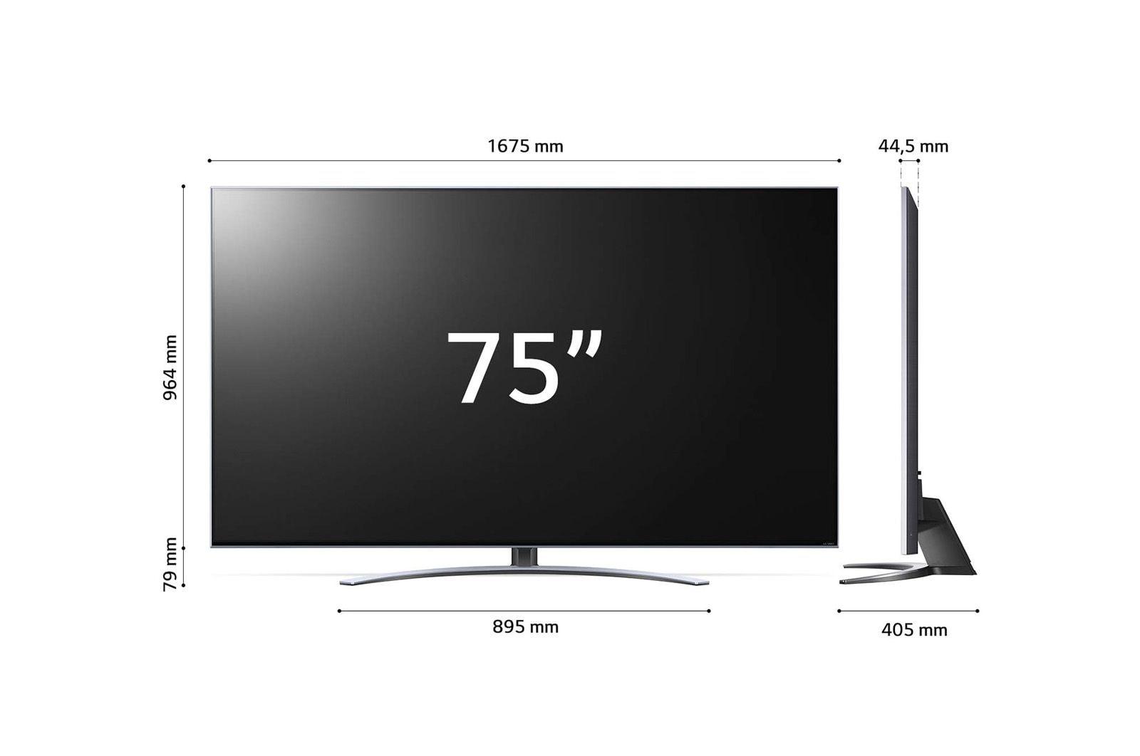 LG QNED | TV 75'' Serie QNED82 | QNED 4K, Smart TV, HDR10 Pro, HDMI 2.1 VRR, 75QNED826QB