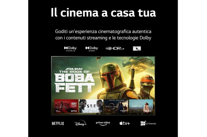 LG QNED MiniLed | TV 75'' Serie QNED86 | QNED 4K, Smart TV, Dolby Vision IQ e Atmos, 75QNED866QA