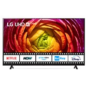 LG TV UHD | Serie UR76 75'' | 4K, α5 Gen6, HDR10, 20W, 3 HDMI, Game Optimizer, Wi-Fi 5, Smart TV WebOS 23, 75UR76006LL