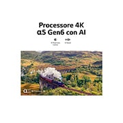 LG TV UHD | Serie UR76 75'' | 4K, α5 Gen6, HDR10, 20W, 3 HDMI, Game Optimizer, Wi-Fi 5, Smart TV WebOS 23, 75UR76006LL