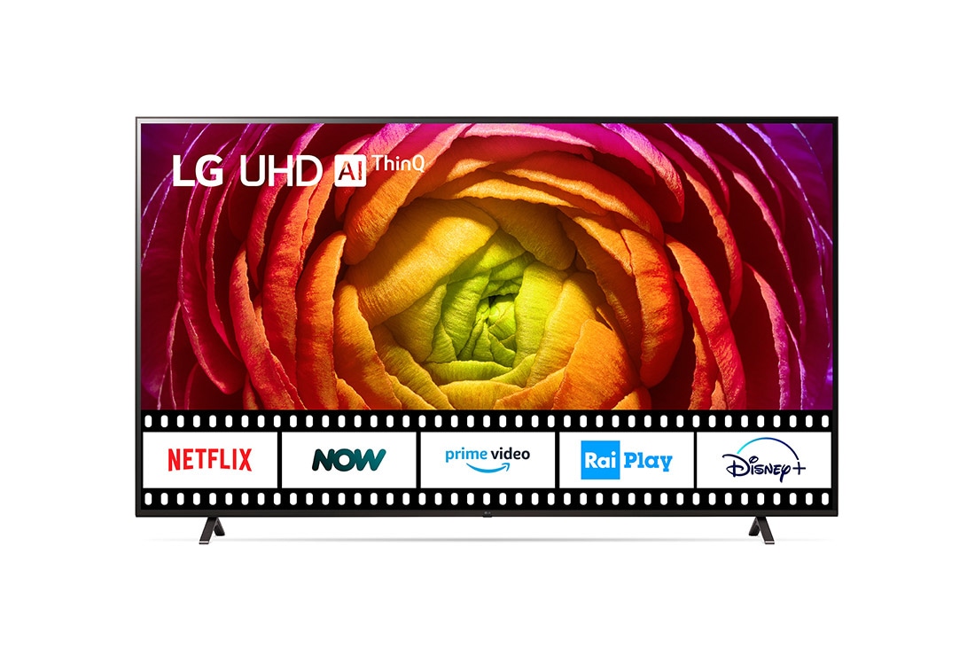 LG TV UHD | Serie UR76 86'' | 4K, α5 Gen6, HDR10, 20W, 3 HDMI, Game Optimizer, Wi-Fi 5, Smart TV WebOS 23, 86UR76006LC