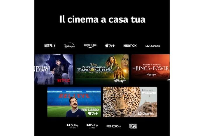 LG TV OLED evo | Serie C3 42'' | 4K, α9 Gen6, Dolby Vision, 40W, 4 HDMI con VRR, G-Sync, Wi-Fi 5, Smart TV WebOS 23, OLED42C35LA