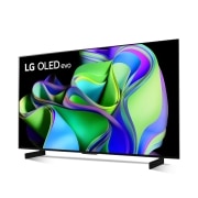 LG TV OLED evo | Serie C3 42'' | 4K, α9 Gen6, Dolby Vision, 40W, 4 HDMI con VRR, G-Sync, Wi-Fi 5, Smart TV WebOS 23, OLED42C35LA