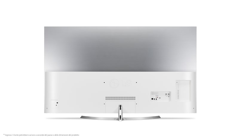 LG TV OLED 55" 4K HDR Smart TV Dolby Vision Cornice metallica, OLED55B7V