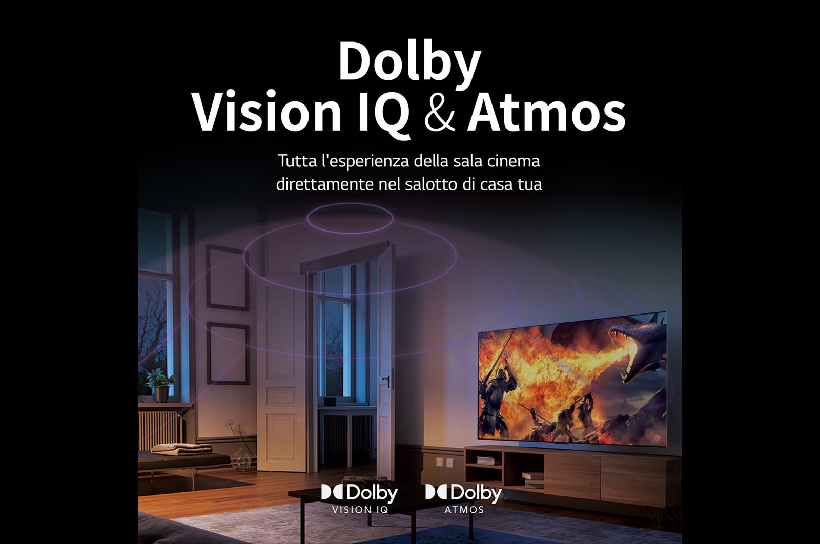 LG Smart TV con Dolby Atmos da 55" LG, OLED55C24LA