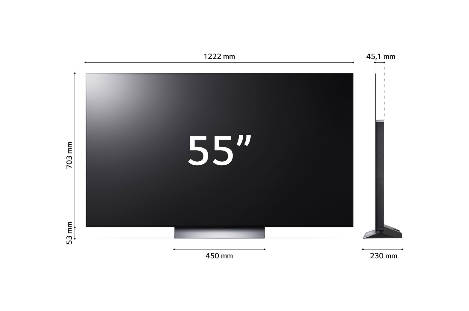 LG Smart TV con Dolby Atmos da 55" LG, OLED55C24LA