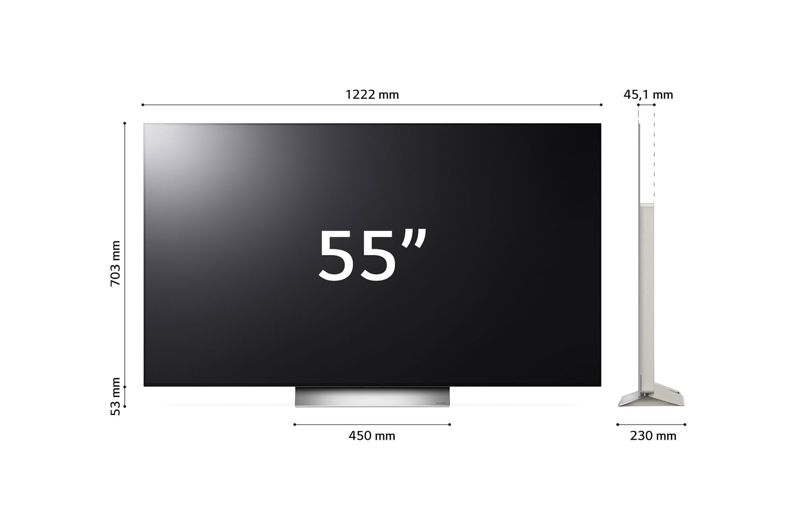 LG Smart TV da 55" con Dolby Vision LG, OLED55C26LD