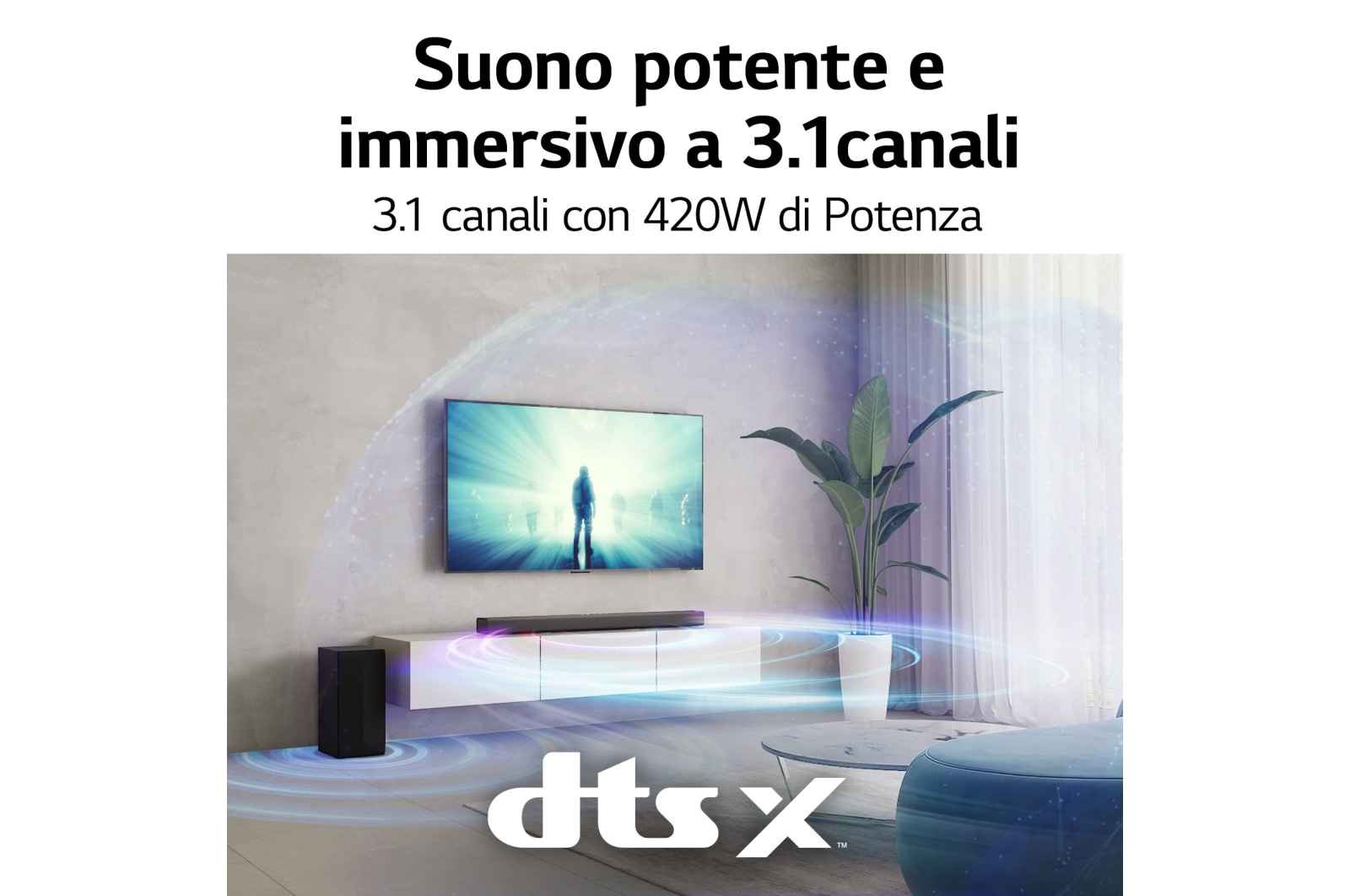 LG OFFERTA TV + Soundbar: TV OLED Serie CS6 55” + Soundbar S65Q 420W 3.1 canali, OLED55CS6LA.S65Q