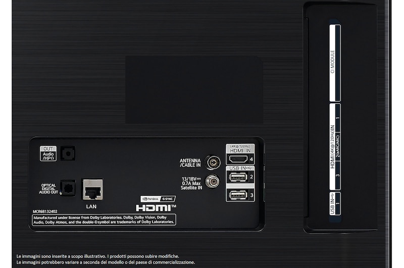 LG OLED TV 55" Serie CX - OLED 4K True Cinema Experience NVIDIA G-Sync™, OLED55CX6LA