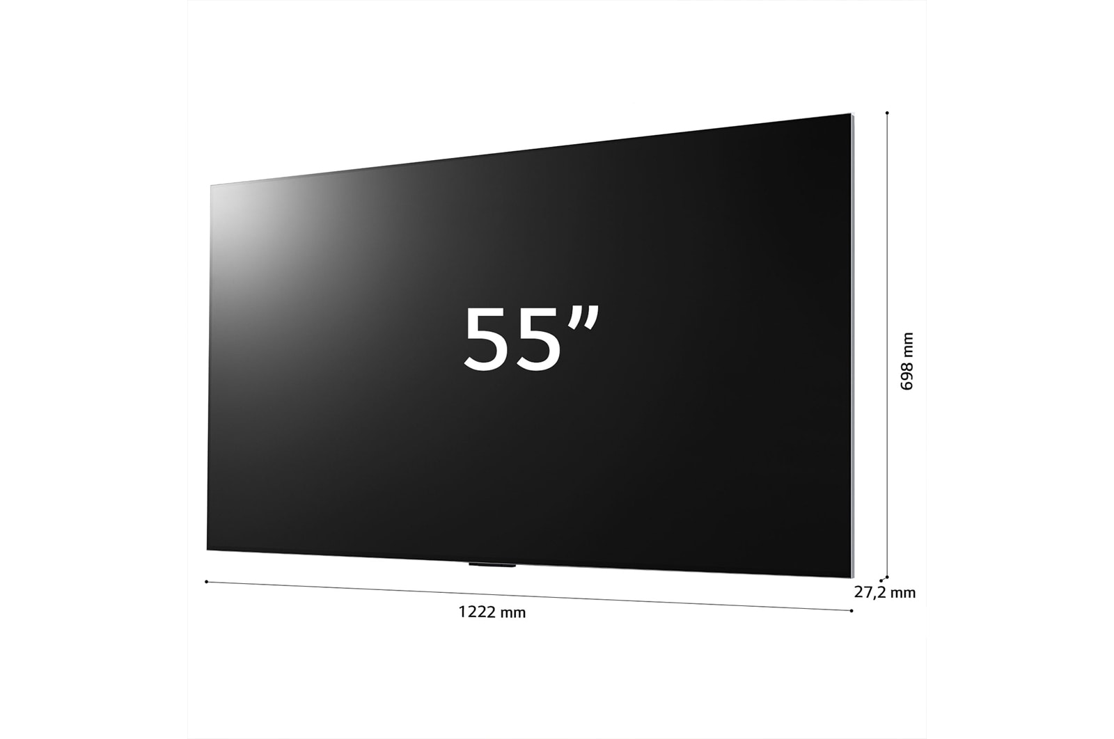 LG TV OLED Gallery Edition 4K 55 pollici, OLED55G26LA