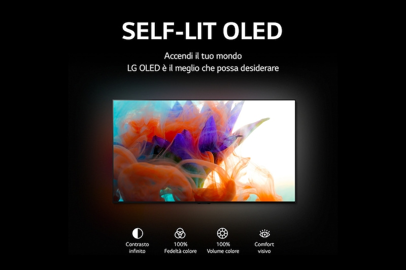 LG OLED | TV 65'' Serie B2 | OLED 4K, Smart TV, Dolby Vision IQ e Atmos, OLED65B26LA