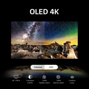 LG TV OLED | Serie B3 65'' | 4K, α7 Gen6, Dolby Vision, 20W, 4 HDMI, VRR, G-Sync, Wi-Fi 5, Smart TV WebOS 23, OLED65B36LA