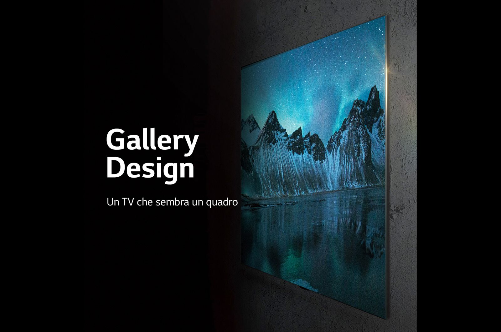 LG TV OLED Gallery Edition 4K 65 pollici, OLED65G26LA