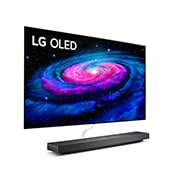 LG OLED TV  Serie WX - OLED 4K Wallpaper Design Dolby Vision IQ e Dolby Atmos, OLED65WX9LA