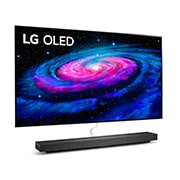 LG OLED TV  Serie WX - OLED 4K Wallpaper Design Dolby Vision IQ e Dolby Atmos, OLED65WX9LA