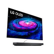 LG OLED TV  Serie WX - OLED 4K Wallpaper Design Dolby Vision IQ e Dolby Atmos, OLED65WX9LA