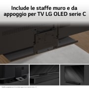 LG TV OLED evo Serie C34 77” + Soundbar SC9S 400W 3.1.3 canali, OLED77C34.SC9S