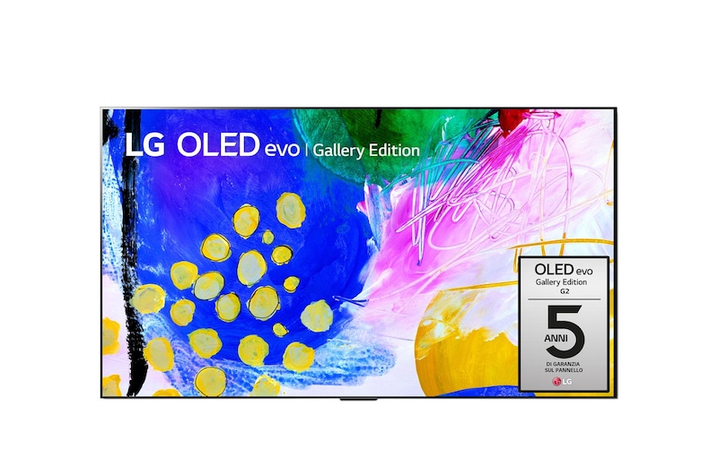 LG OLED evo Gallery Edition | TV 83'' Serie G2 | OLED 4K, Smart TV, Dolby Vision IQ e Atmos, OLED83G26LA