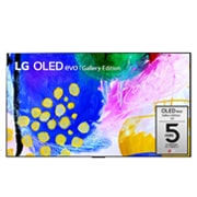 LG OLED evo Gallery Edition | TV 83'' Serie G2 | OLED 4K, Smart TV, Dolby Vision IQ e Atmos, OLED83G26LA
