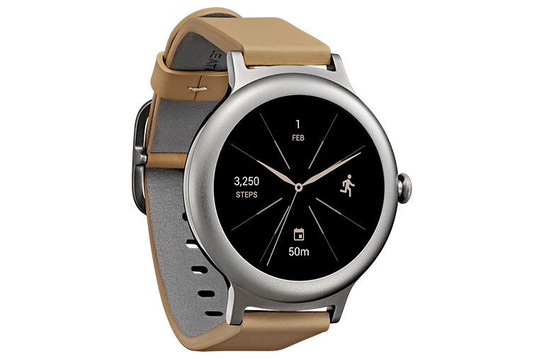 LG Watch Style Smartwatch Android Wear Display OLED 1.2" Cinturino in vera pelle, LG Watch Style (W270)