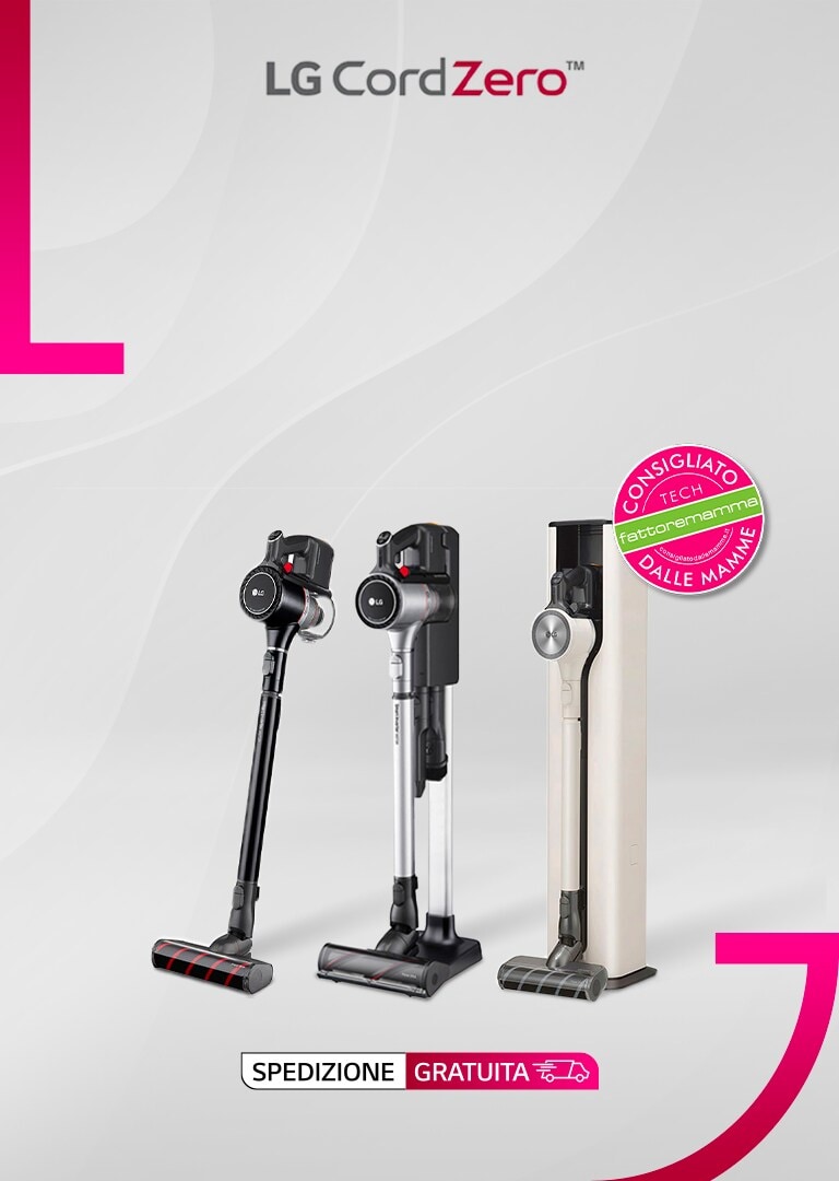 Banner LG Cordzero aspirapolvere promozione
