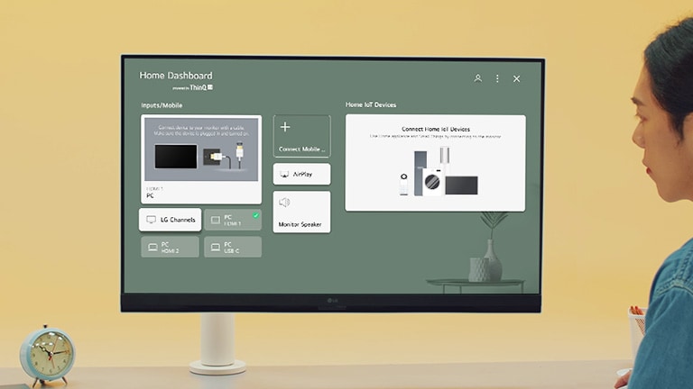 Controllo semplice degli elettrodomestici con la Home Dashboard ThinQ.